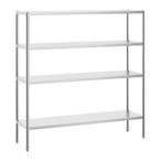 GGM Gastro | RVS opbergrek PREMIUM - 1800x490mm | ERP185N, Verzenden