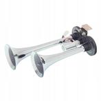 Dubbele Luchthoorn 24v L=220/280mm - Fanfara - Claxon - Sign, Muziek en Instrumenten, Blaasinstrumenten | Hoorns, Ophalen of Verzenden