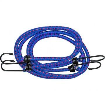 Snelbinder met spinhaak - 150 cm - Blauw - 2 stuks, Caravans en Kamperen, Camper-accessoires, Nieuw, Ophalen of Verzenden