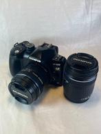 Olympus E-520 double zoom kit , compleet Digitale reflex, Nieuw