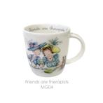 Mok 380 ml - Friends are therapists - Berni Parker, Verzenden, Nieuw