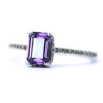 Ring - 14 karaat Witgoud - 2.90ct. tw. Diamant (Natuurlijk), Nieuw