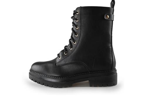 Poelman Veterboots in maat 39 Zwart | 10% extra korting, Kleding | Dames, Schoenen, Zwart, Zo goed als nieuw, Overige typen, Verzenden
