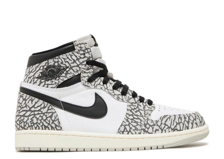 Nike Air Jordan 1 Retro High OG White Cement (Schoenen), Kleding | Heren, Schoenen, Sneakers of Gympen, Wit, Nieuw, Verzenden