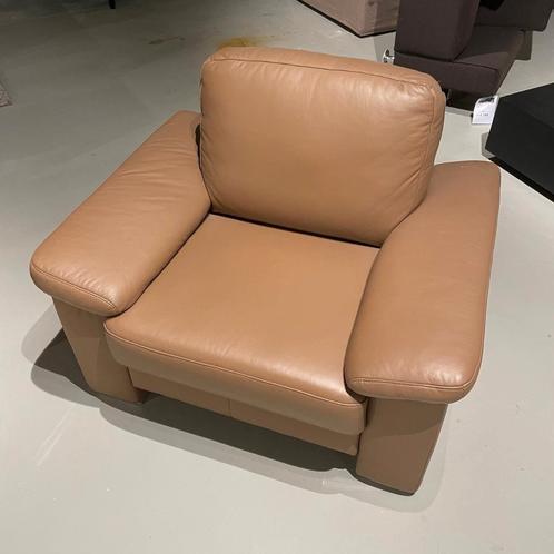 Fauteuil Leder Bruin, Huis en Inrichting, Fauteuils, Ophalen of Verzenden