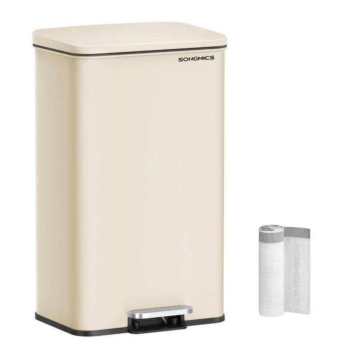SONGMICS prullenbak - pedaalemmer - 40 liter - afvalbak -, Huis en Inrichting, Woonaccessoires | Prullenbakken, Verzenden