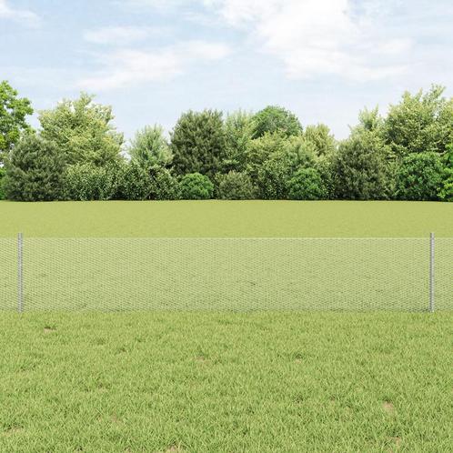 vidaXL Hekpalen 11 stuks U-kanaal 40 cm gegalvaniseerd staal, Tuin en Terras, Schuttingen, Nieuw, IJzer, Verzenden