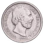 25 Cent 1887 Willem III Fr+, Postzegels en Munten, Munten | Nederland, Verzenden