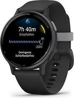 Garmin Vivoactive 5 42 mm zwart met een leigrijs siliconen, Verzenden, Zo goed als nieuw