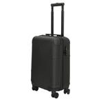 Handbagagekoffer zwart - 54x35x20cm, Wieltjes, 50 tot 60 cm, Hard kunststof, Nieuw