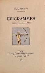 Paul Verlaine / Alexandre Barte - Épigrammes - 1926, Antiek en Kunst