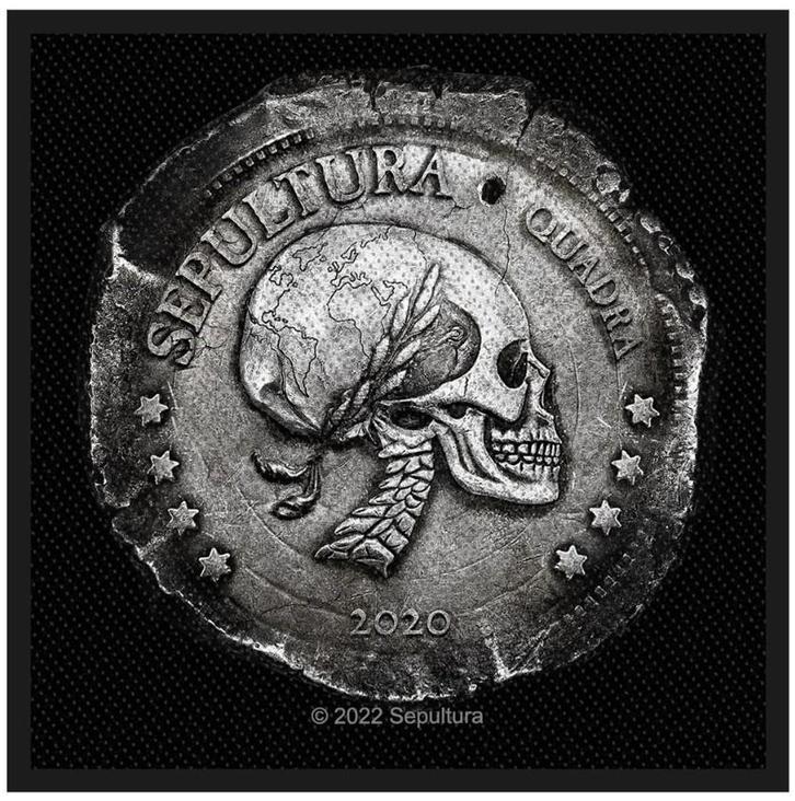 Sepultura - Quadra - Patch officiële merchandise, Verzamelen, Muziek, Artiesten en Beroemdheden, Kleding, Nieuw, Ophalen of Verzenden