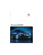 2006 VOLKSWAGEN GOLF R32 BROCHURE DUITS, Boeken, Auto's | Folders en Tijdschriften, Nieuw, Volkswagen, Author