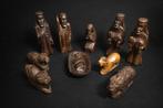 Kerstdecoratie - Hout - Afrikaanse kerstgroep