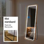 LoXa Passpiegel Ilumina Goud – 160x50 cm – LED Verlichting –, Huis en Inrichting, Woonaccessoires | Spiegels, Verzenden, Nieuw