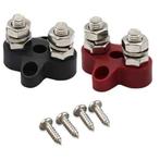 Dual Terminal Stud M8-linked set (1 rood/1 zwart), Ophalen of Verzenden, Nieuw, Motor en Techniek, Zeilboot of Motorboot