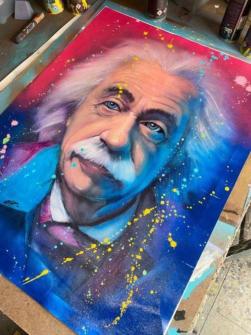 NO1R - EINSTEIN Imagination is everything!, Antiek en Kunst, Kunst | Schilderijen | Modern