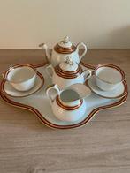 Limoges - Koffieservies (8) - Porselein - Service Tête à, Antiek en Kunst