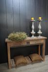 Sidetable Muurtafel Barrano Naturel L140 cm