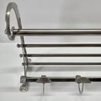 Kapstok - Chroom, Nikkel - Kapstok met 5 haken, Antiek en Kunst