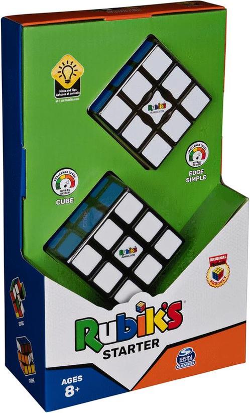 Rubiks Starter Pack (3x3 & Edge) | Spin Master - Puzzels, Hobby en Vrije tijd, Denksport en Puzzels, Nieuw, Verzenden