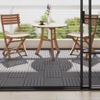 vidaXL Terrastegels 10 st 30x30 cm massief acaciahout, Verzenden, Nieuw