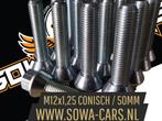 Wielbouten M12x1,25 Conisch 50mm ( M12 x 1,25 ), Ophalen of Verzenden
