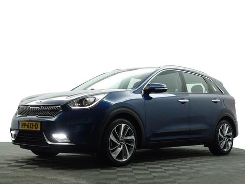 Zakelijke Lease |  Kia Niro 1.6 GDi Hybrid DynamicLine Aut-, Auto's, Kia, Dealer onderhouden, Lease, Zwart, Automaat, SUV of Terreinwagen