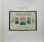 Spanje 1939 - Zeer zeldzaam Canarias Hb - groene habilitatie, Gestempeld