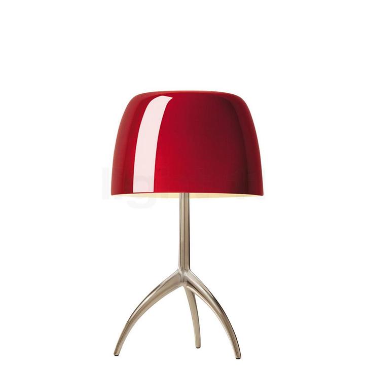Foscarini Lumiere Tafellamp grande, champagne/rood - met dim, Huis en Inrichting, Lampen | Tafellampen, Nieuw, Verzenden