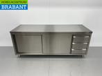 RVS HCB Werkkast Premium-line Kast Werktafel 2 schuifdeuren, Zakelijke goederen, Horeca | Keukenapparatuur, Ophalen of Verzenden