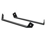 Set plankdragers 238x38x20 mm zwart staal, Verzenden, Nieuw
