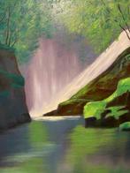 Irina Gauss - Wasserfall, Antiek en Kunst, Kunst | Schilderijen | Klassiek