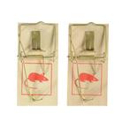 Fixman muizenvallen - hout - snel reagerende klemval - 10...