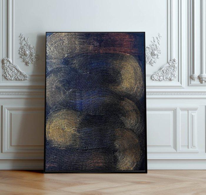 Poplea - HOMMAGE SOULAGE GOLD - NO RESERVE, Antiek en Kunst, Kunst | Schilderijen | Modern