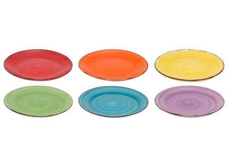 Studio Tavola Ontbijtborden Sunny Summer - ø 19 cm - 6 stuks, Huis en Inrichting, Keuken | Servies, Nieuw, Verzenden