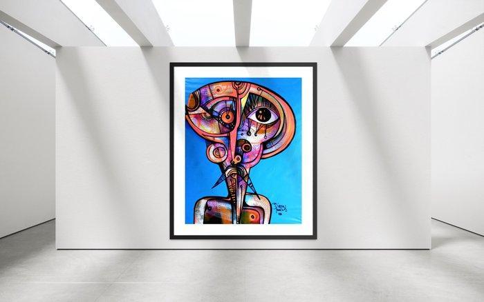 Simeon Gonzales - Don Quijote de la Mancha. XXL (NO RESERVE, Antiek en Kunst, Kunst | Schilderijen | Modern