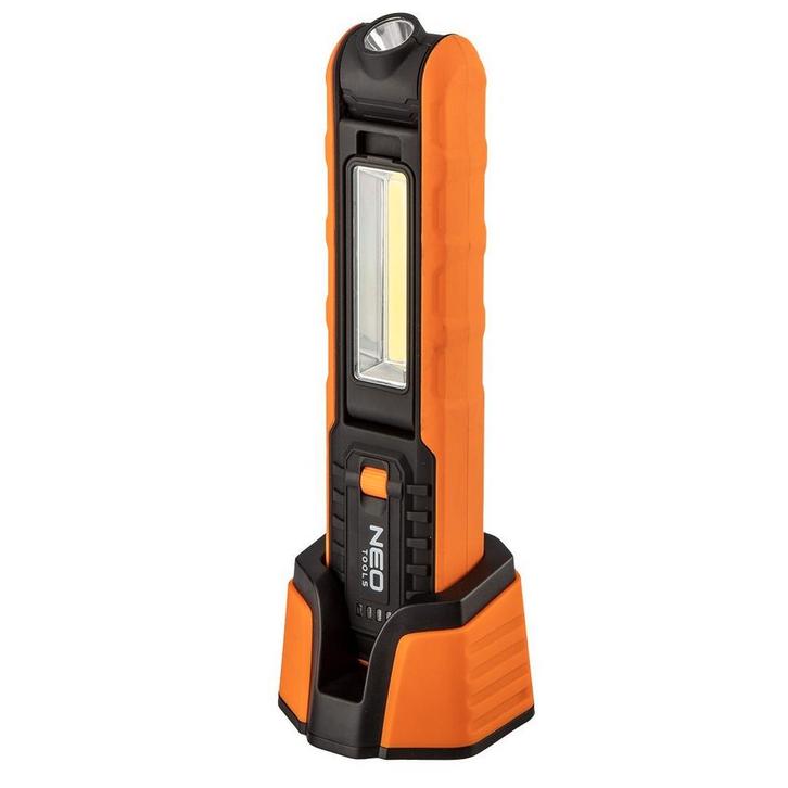 Oplaadbare LED werklamp - 2 in 1 - 500 Lumen - Met oplader, Doe-het-zelf en Verbouw, Bouwverlichting, Overige typen, Nieuw, Ophalen of Verzenden