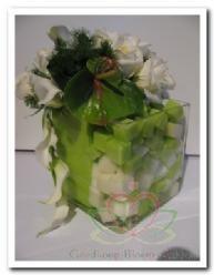 Oasis rainbow foam mini cubes 50st - lime green oasis®, Huis en Inrichting, Woonaccessoires | Kunstplanten en Kunstbloemen, Nieuw