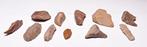 Neolithisch kwartsiet/jaspis lot met 11 neolithische, Antiek en Kunst