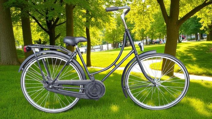 Classic Oma KtT remnaa Mat Zwart Dames, Fietsen en Brommers, Fietsen | Dames | Damesfietsen, Gebruikt, Overige merken, Ophalen