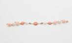 Armband - 18 karaat Roségoud Koraal - Parel, Nieuw