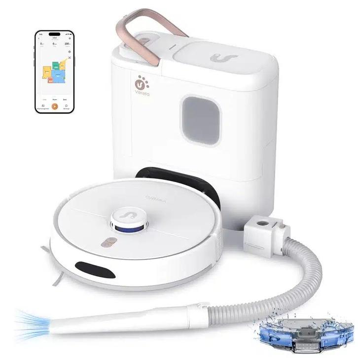 Verefa L20M Plus Self Emptying Robot Vacuum Cleaner and Mop, Huis en Inrichting, Schoonmaakartikelen, Ophalen of Verzenden