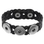 Fako Bijoux® - Armband Voor Click Buttons - Leder Harten -, Sieraden, Tassen en Uiterlijk, Verzenden, Nieuw