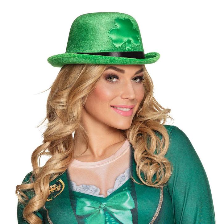 Hoed Shamrock Bowler, Hobby en Vrije tijd, Feestartikelen, Nieuw, Verzenden