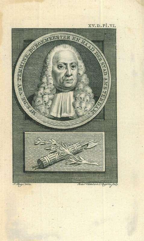 Portrait of Egbert de Vrij Temminck, Antiek en Kunst, Kunst | Etsen en Gravures