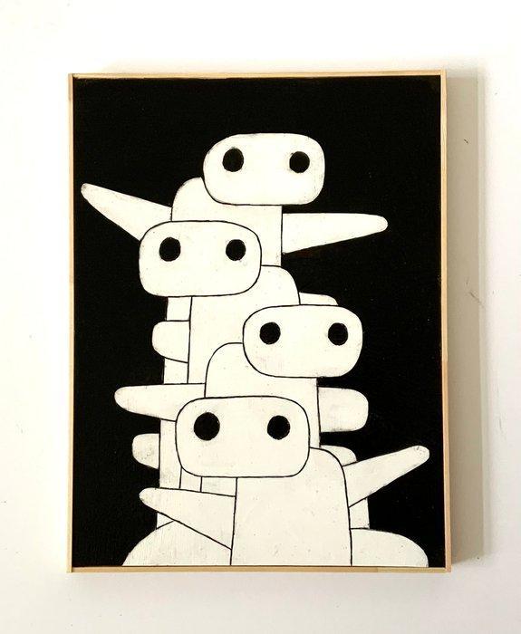 Paulus Noomen - Together, Antiek en Kunst, Kunst | Schilderijen | Modern