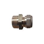 Knelkoppeling Ø15 mm - 3/4&quot; messing, Doe-het-zelf en Verbouw, Verwarming en Radiatoren, Verzenden, Nieuw