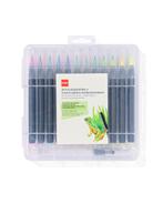 HEMA Brushpennen en hervulbare waterpenselen 28-delig, Verzenden, Nieuw