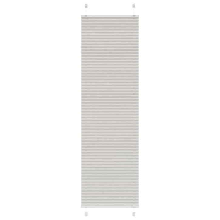vidaXL Plisségordijn 60x200 cm stofbreedte 59,4 cm polyester, Huis en Inrichting, Stoffering | Gordijnen en Lamellen, Grijs, Nieuw